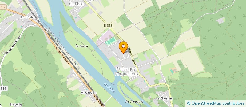 localisation de l'entreprise GIRL POW'EURE SANTE MENTALE  PRESSAGNY-L'ORGUEILLEUX