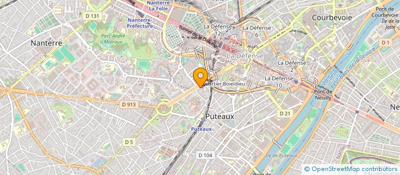 localisation de l'entreprise GIRLS TIME TOURNAMENTS  PUTEAUX