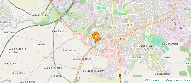 localisation de l'entreprise GIRLTEX  VITRE