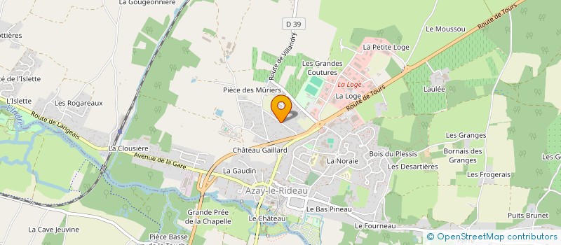 localisation de l'entreprise GIRO FRANCE à AZAY LE RIDEAU
