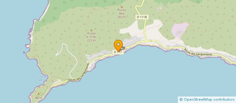 localisation de l'entreprise GIROD  AJACCIO