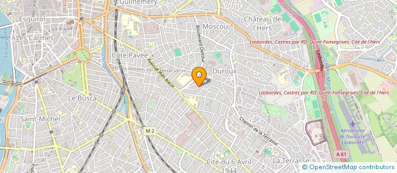 localisation de l'entreprise GIROD COMTE VERT  TOULOUSE