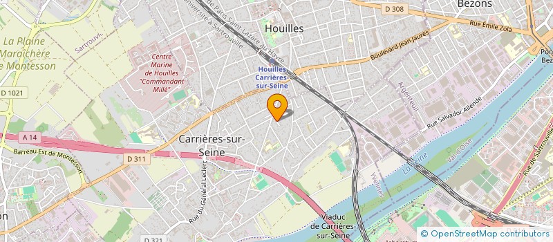 localisation de l'entreprise GIROD IMMOBILIER  CARRIERES-SUR-SEINE