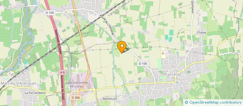 localisation de l'entreprise GIROD LOGISTIQUE  CHASSELAY