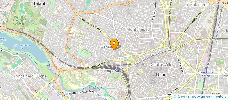 localisation de l'entreprise GIRODE à DIJON