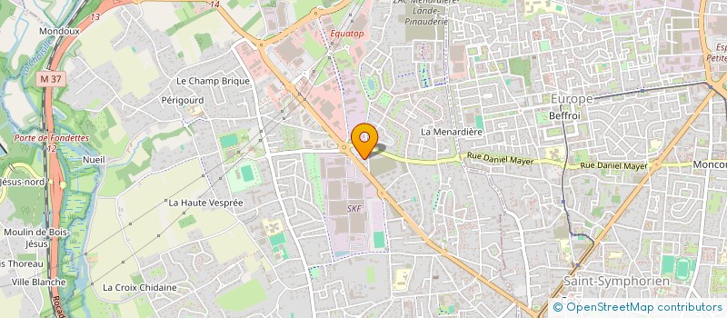 localisation de l'entreprise GIRODEAU IMMOBILIER SCI  SAINT-CYR-SUR-LOIRE