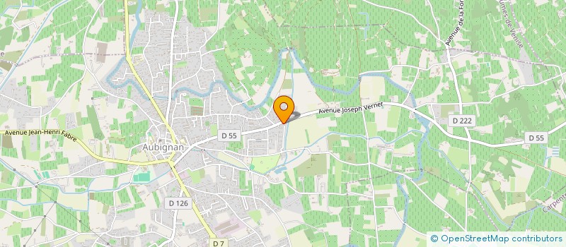 localisation de l'entreprise GIRODON TERRALI  BEAUMES-DE-VENISE