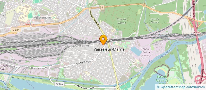 localisation de l'entreprise GIROFLE  VAIRES-SUR-MARNE