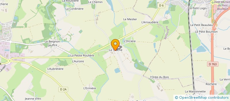 localisation de l'entreprise GIROFLEE  LE POIRE-SUR-VIE