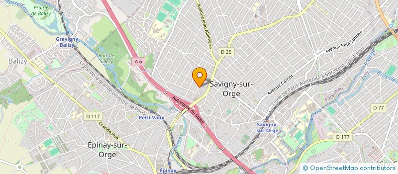 localisation de l'entreprise GIROFLEES à SAVIGNY-SUR-ORGE