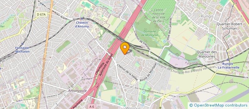 localisation de l'entreprise GIROKI  WISSOUS