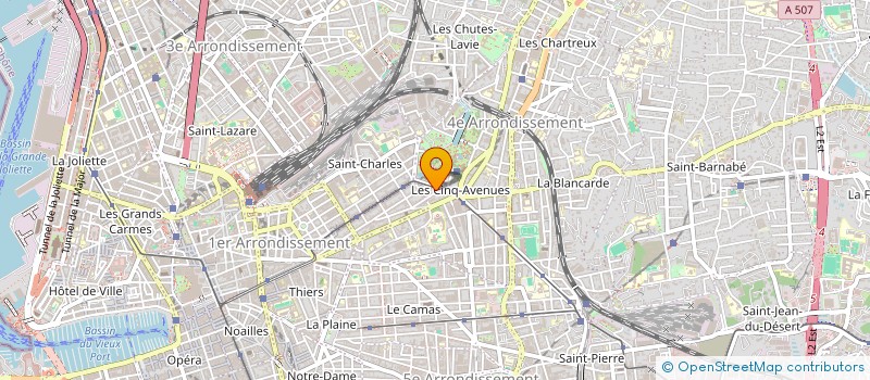 localisation de l'entreprise GIROLATA à MARSEILLE