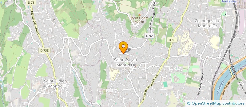 localisation de l'entreprise GIROLE  SAINT-CYR-AU-MONT-D'OR