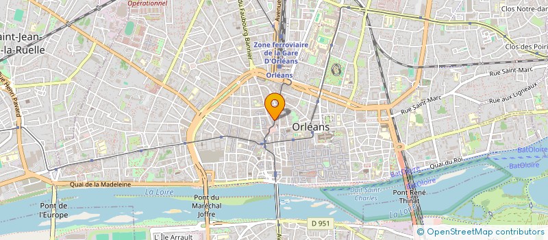 localisation de l'entreprise GIROLET  ORLEANS