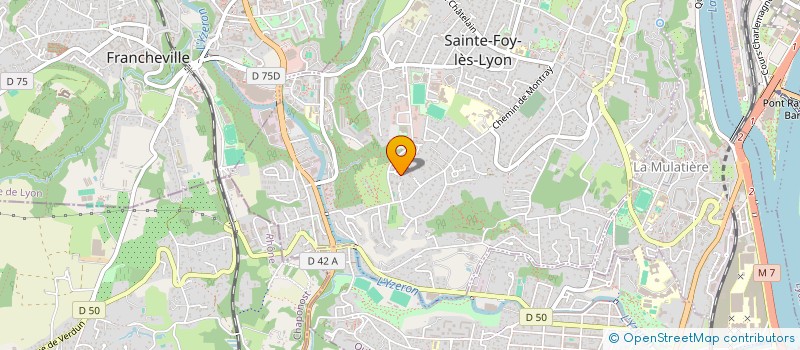 localisation de l'entreprise GIROLLES  SAINTE-FOY-LES-LYON