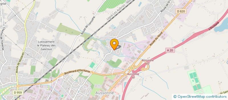 localisation de l'entreprise GIRON  MONTAUBAN