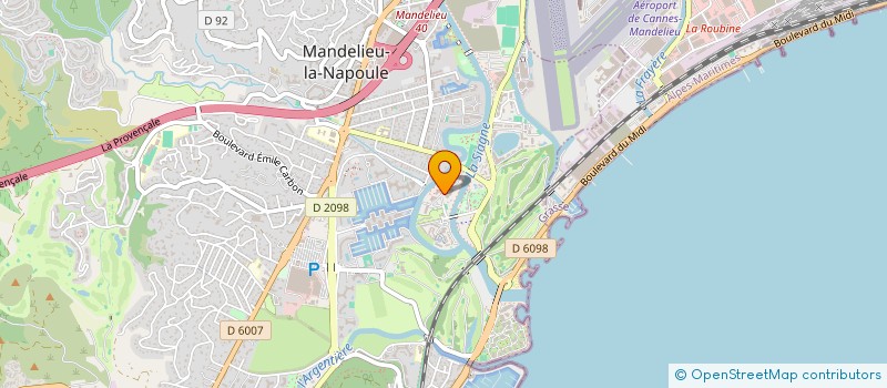 localisation de l'entreprise GIRON ET BRANTONNE à MANDELIEU-LA-NAPOULE