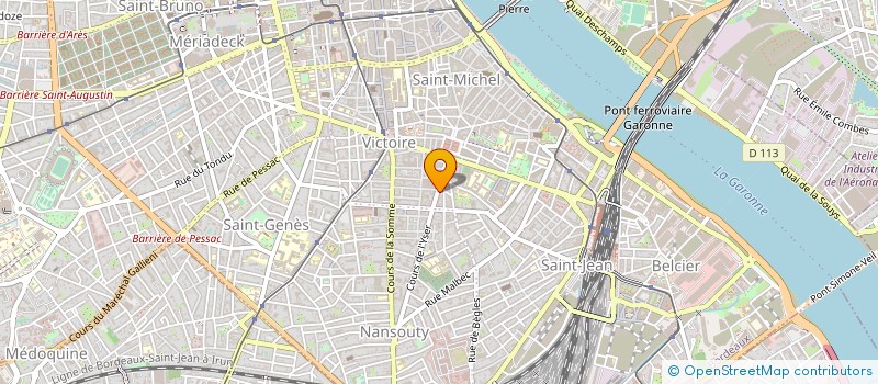 localisation de l'entreprise GIRONDE ENSEIGNES à BORDEAUX