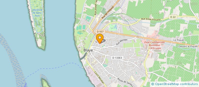 localisation de l'entreprise GIRONDE ESPACES VERTS à BLAYE