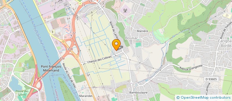 localisation de l'entreprise GIRONDE INVESTISSEMENT IMMOBILIER  BOULIAC