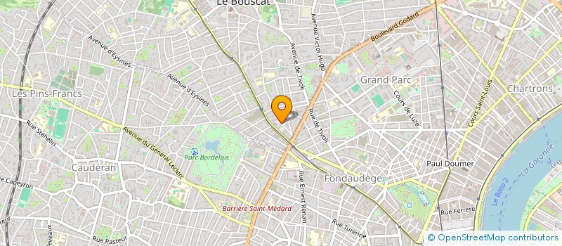 localisation de l'entreprise GIRONDE LITTORAL LOCATION  LE BOUSCAT