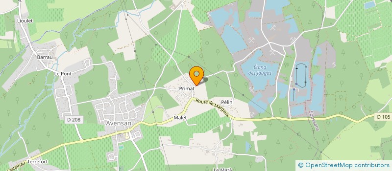 localisation de l'entreprise GIRONDE LOISIR RADIO  AVENSAN