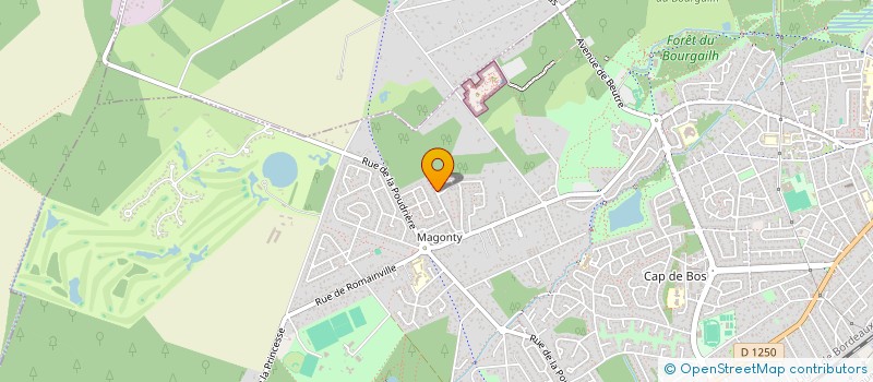 localisation de l'entreprise GIRONDE MACONNERIE à PESSAC
