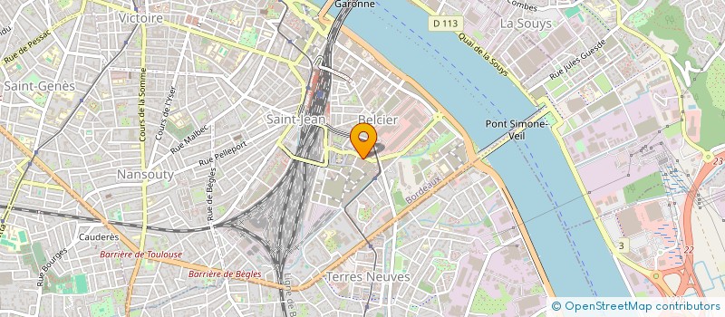 localisation de l'entreprise GIRONDE NOUVELLES ENERGIES à BORDEAUX