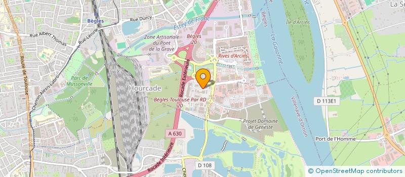 localisation de l'entreprise GIRONDE PASSION MECA-ART BEGLES - GPMA BEGLES  BEGLES