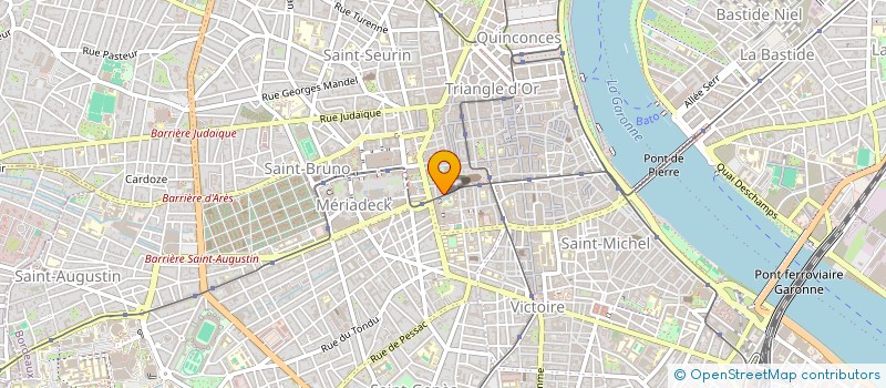 localisation de l'entreprise GIRONDE PLATRERIE PEINTURE  BORDEAUX