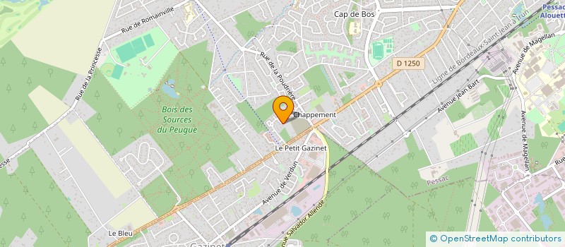 localisation de l'entreprise GIRONDE PROPRETE SERVICES à PESSAC