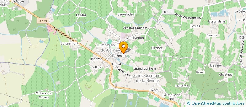 localisation de l'entreprise GIRONDE PYRAMID INVEST  LUGON-ET-L'ILE-DU-CARNAY