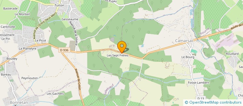 localisation de l'entreprise GIRONDE RENOVATION BATIMENT  CAMARSAC