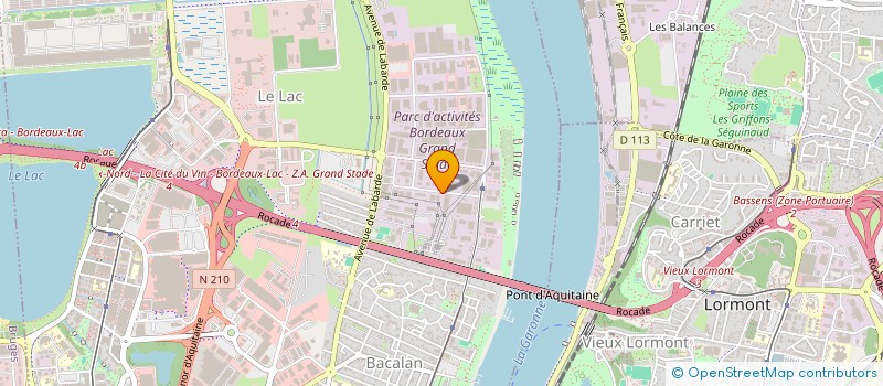 localisation de l'entreprise GIRONDE SECURITE INCENDIE à BORDEAUX