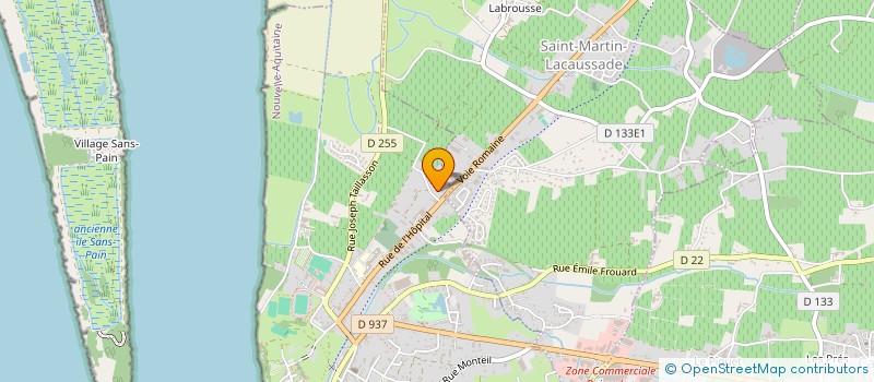 localisation de l'entreprise GIRONDE SERVICES  SOLIDARITE à BLAYE