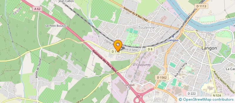 localisation de l'entreprise GIRONDE TRAVAUX à TOULENNE