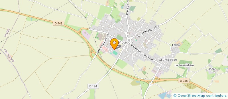 localisation de l'entreprise GIRONDEAU à AIGONDIGNE