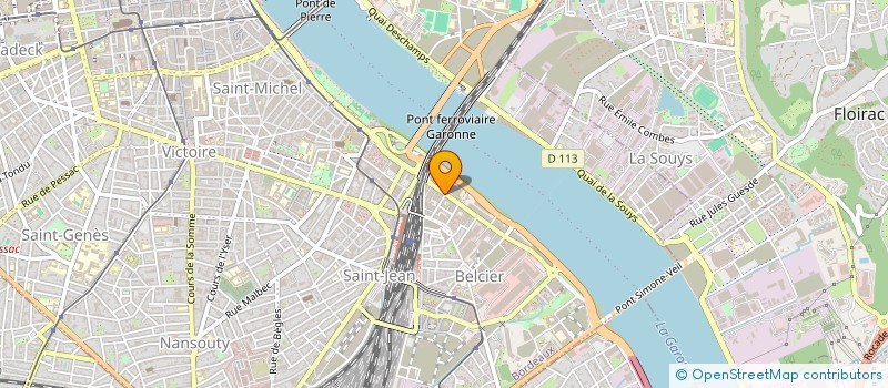 localisation de l'entreprise GIRONDIN PRIMEUR  BORDEAUX