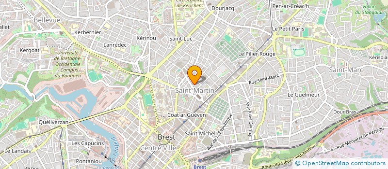 localisation de l'entreprise GIRONIS MARIE LUDOVICA à BREST