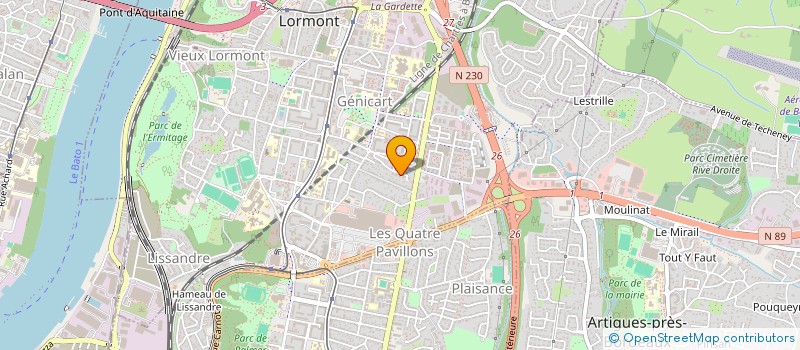 localisation de l'entreprise GIRORNE  LORMONT