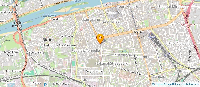 localisation de l'entreprise GIROSAC à TOURS