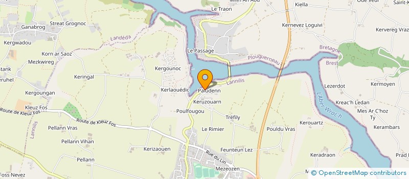 localisation de l'entreprise GIROSCOP à LANNILIS