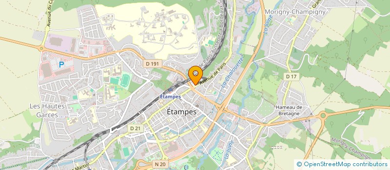 localisation de l'entreprise GIROU LOUISBOULD à ETAMPES