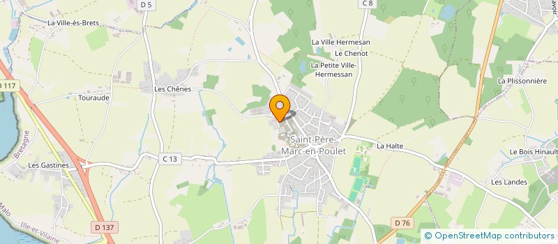 localisation de l'entreprise GIROUARD  SAINT-PERE-MARC-EN-POULET