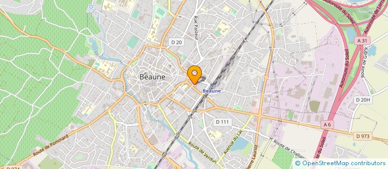 localisation de l'entreprise GIROUD CAMILLE SA à BEAUNE