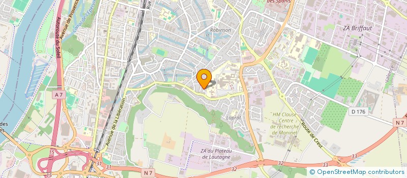 localisation de l'entreprise GIROUD INVEST  VALENCE