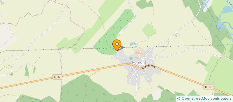 localisation de l'entreprise GIROUX BATIMENT  ROMONT