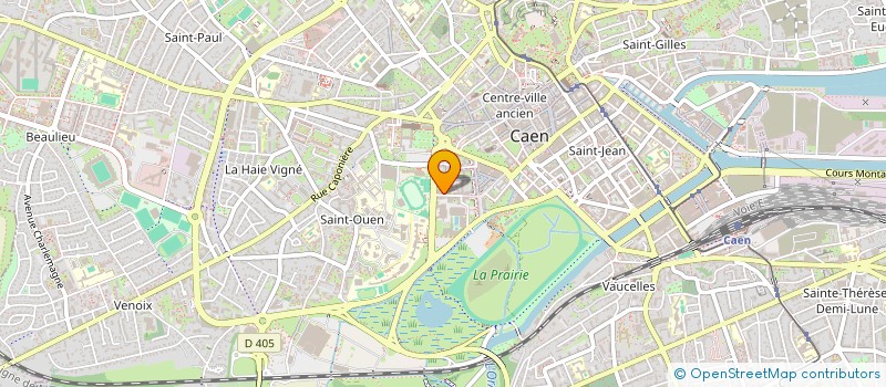 localisation de l'entreprise GIROUX - LEBRETON à CAEN
