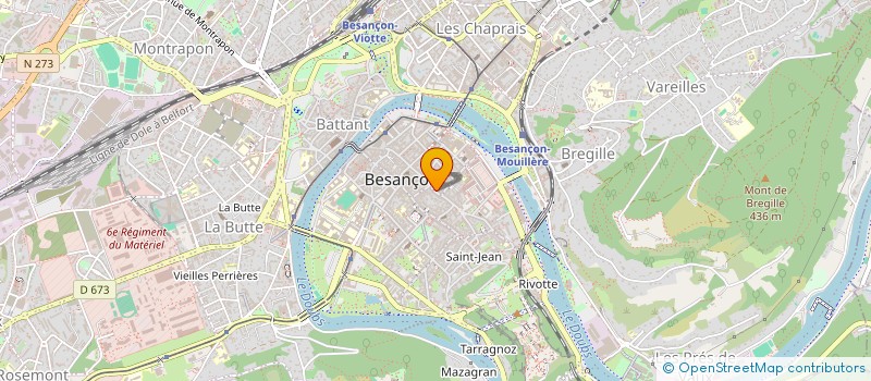 localisation de l'entreprise GIROVILA  BESANCON