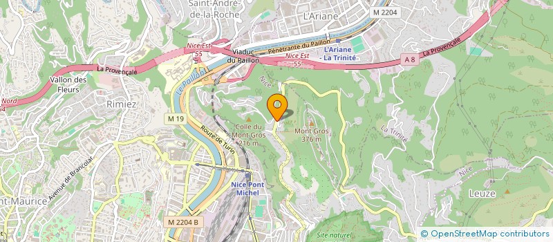 localisation de l'entreprise GIRPROM à NICE